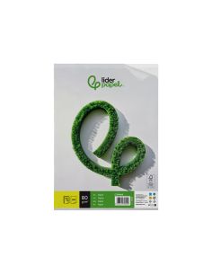 Papel Liderpapel A4 8Og/M2 Liso Paquete De 100 Hojas + 10 Hojas Gratis 2