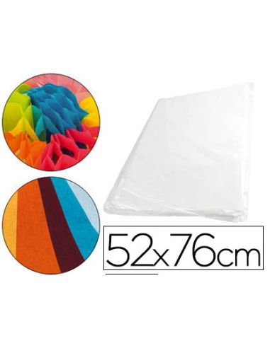 Papel Seda 52X76 Cm 18 Gr Blanco Paquete De 500 Hojas