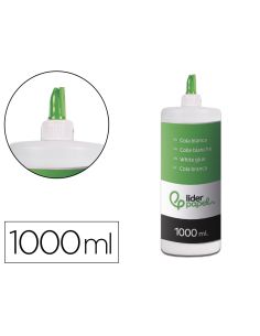 Pegamento Cola Blanca Lavable Liderpapel Bote De 1000 Ml