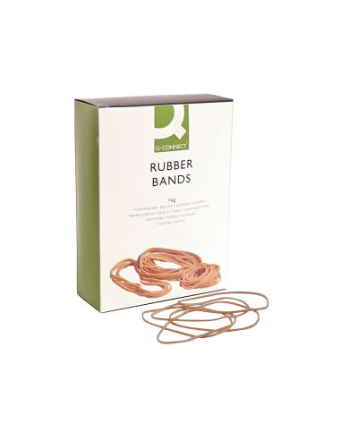 Gomillas Elasticas Q-Connect 1000 Gr Numero 10 100 X 2 Mm