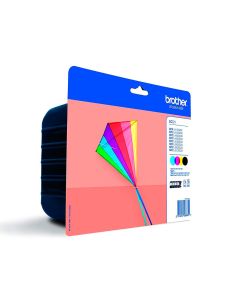 Ink-Jet Brother Lc-223Valbp Dcpj4120Dw / Mfcj4420Dw / 4620Dw / 5320Dw Pack De 4 Colores 550 Paginas 2