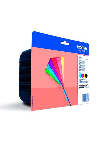Ink-Jet Brother Lc-223Valbp Dcpj4120Dw / Mfcj4420Dw / 4620Dw / 5320Dw Pack De 4 Colores 550 Paginas