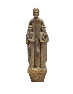 Estatua Pared Bronce Don Bosco 40 Cm
