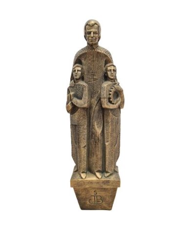 Estatua Pared Bronce Don Bosco 40 Cm|Libreriasalesiana