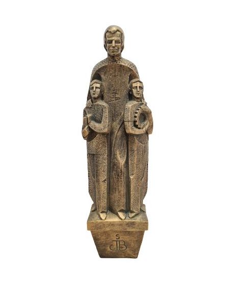 Estatua Pared Bronce Don Bosco 40 Cm|Libreriasalesiana