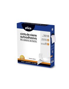 Cinta De Cierre Adhesiva Plico Velcro Blanco 20Mm X 25M 2