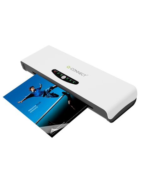 Plastificadora Q-Connect Din A3 Alto Rendimiento Frio/ Caliente Cuatro Rodillos Hasta 250 Mc