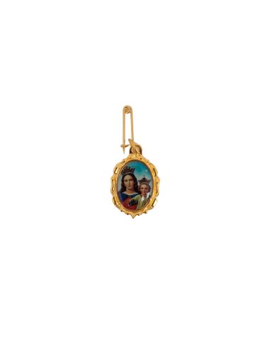Alfiler M.Auxiliadora Dorado Relieve Bordes Alfiler 2X1,5 Cm