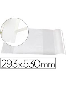 Forralibro Liderpapel Nº29 Con Solapa Ajustable Adhesivo 293 X 530 Mm