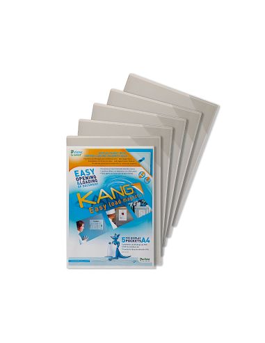 Funda De Presentacion Djois Magnetica Rigida Y Anti Reflejo Din A4 Pack De 5 Unidades