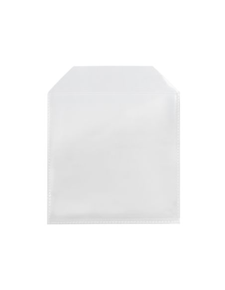 Sobre Para Cd Q-Connect Polipropileno Con Solapa -Pack De 50 Unidades
