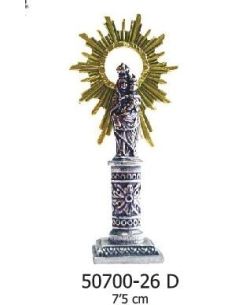 Virgen Del Pilar Metal 7,5Cm