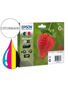 Ink-Jet Epson Home 29Xl T2996 Xp435/330/235 Multipack 4 Colores Negro/Amarillo/Cian/Magenta
