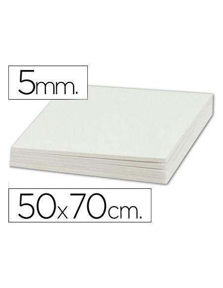 Carton pluma liderpapel blanco doble cara 50x70cm espesor 5mm|Libreriasalesiana