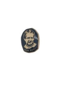 Pin Dorado Silueta Don Bosco 1,5X2Cm Esmaltado