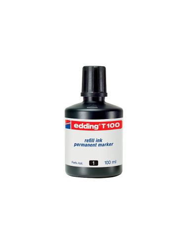 Tinta Negro Rotulador Edding T-100 Bote 100 Ml