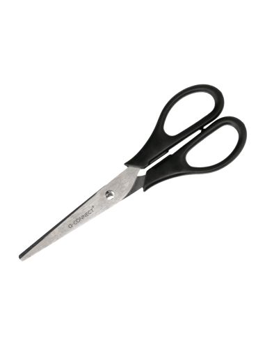 Tijera Oficina Q-Connect Inoxidable 7" 17 Cm En Blister