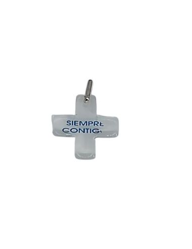 Cruz Plast. 23X23Mm Siempre Conmigo
