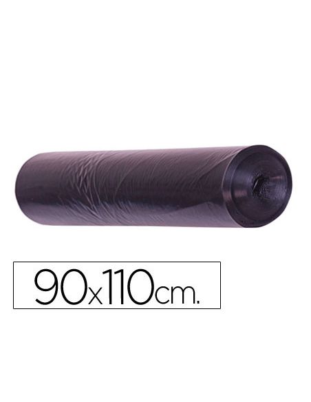 Bolsa Basura Industrial Negra 90X110Cm Galga 200 Rollo De 10 Unidades