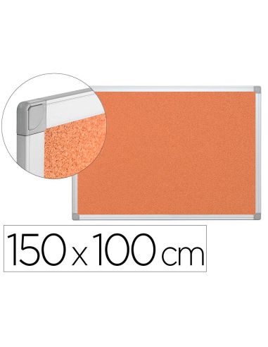Pizarra Corcho Q-Connect Marco De Aluminio 150X100 Cm Extra Corcho 5 Mm|Libreriasalesiana