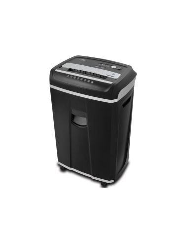 Destructora De Documentos Q-Connect Antiatascos Seguridad 4P Capacidad De Corte 20H Clips Grapas Tarjetas Y Cd 26L