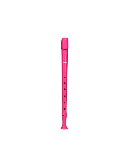 Flauta Hohner 9508 Color Rosa Funda Verde Y Transparente