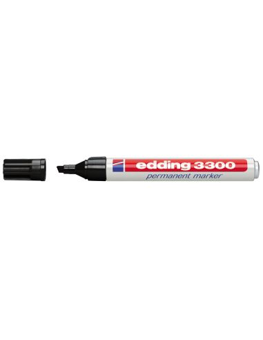 Rotulador Negro  Edding Marcador 3300 N.1 Punta Biselada Recargable
