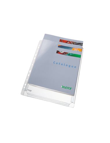 Funda Multitaladro Leitz Din A4 Pvc 170 Mc Con Fuelle Capacidad 200 Hojas Pack De 5 Unidades