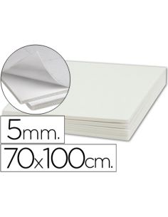 Carton Pluma Liderpapel Blanco Adhesivo 1 Cara 70X100 Cm Espesor 5 Mm