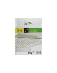 Papel Verjurado Liderpapel A4 120G/M2 Blanco Paquete De 100 Hojas 2