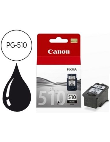 Ink-Jet Canon Pg-510 Negro Pixma Mp240/260/480 220 Pag