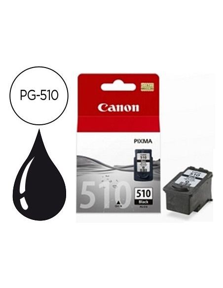 Ink-Jet Canon Pg-510 Negro Pixma Mp240/260/480 220 Pag