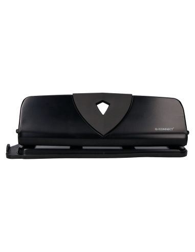 Taladrador Q-Connect Kf01238 Negro 4 Taladros Abertura 1,6 Mm Capacidad 16 Hojas
