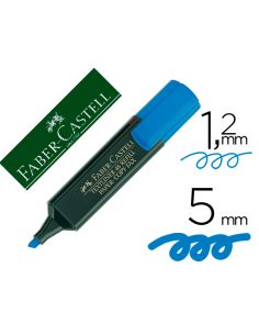 Rotulador Azul Faber Castell Fluorescente Textliner 48