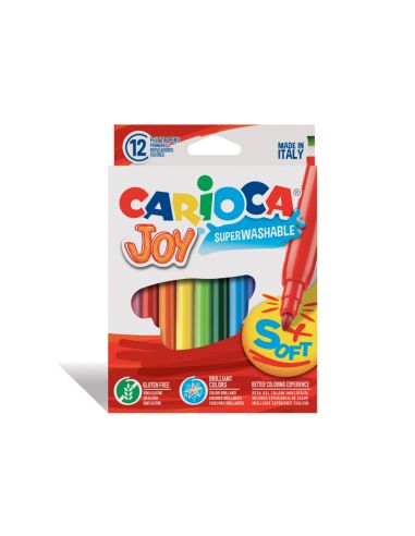 Rotulador Carioca Joy Caja De 12 Unidades Colores Surtidos