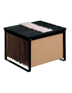 Soporte Para Carpetas Colgante Q-Connect Negro Bastidor De Sobremesa Para Carpetas Tamaño Folio Y Din A4 2
