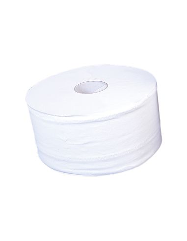 Papel Higienico Jumbo 2 Capas Blanco Mandril De 60 Mm Para Dispensador 325