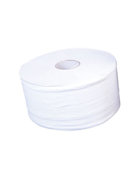Papel Higienico Jumbo 2 Capas Blanco Mandril De 60 Mm Para Dispensador 325