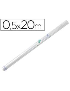 Rollo Plastico Adhesivo Liderpapel 0.50X20 Mt 80 Mc Removible