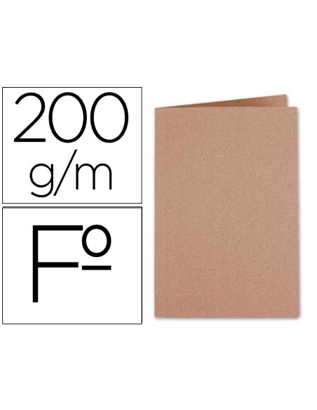 Subcarpeta Liderpapel Folio Kraft 200G/M2