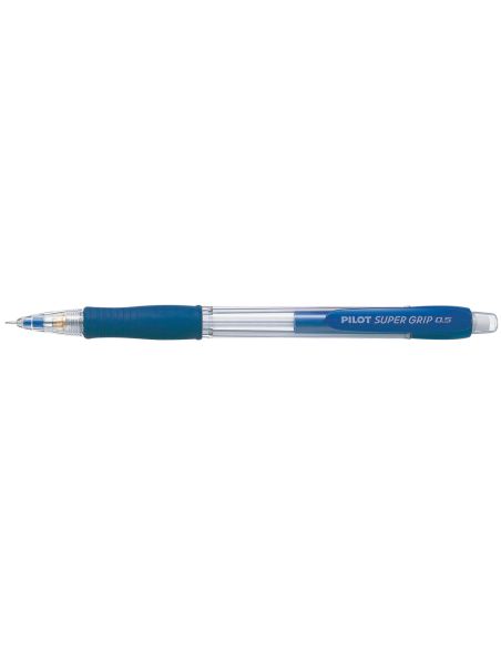 Portaminas Pilot Super Grip Azul 0,5 Mm Sujecion De Caucho