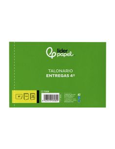 Talonario Liderpapel Entregas Cuarto Original Y 2 Copias T329 Apaisado 2
