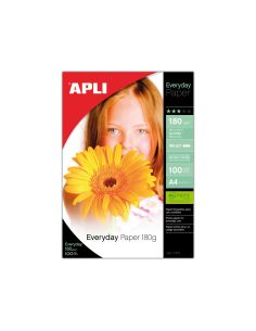 Papel Fotografico Apli Glossy Din A4 Pack 100 Hojas De 180 Gr 2