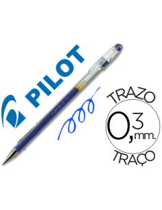 Boligrafo Pilot G-1 Azul Tinta Gel