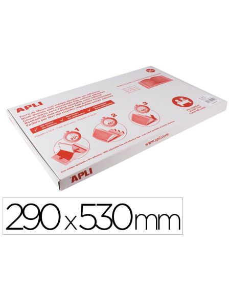 Forralibro Pvc Con Solapa Ajustable Adhesivo 290X530 Mm|Libreriasalesiana