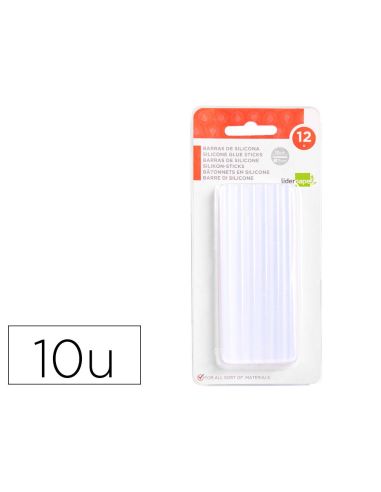 Barra Termofusible Liderpapel De 7 Mm De Diametro X 100 Mm De Alto Blister De 12 Unidades|Libreriasalesiana