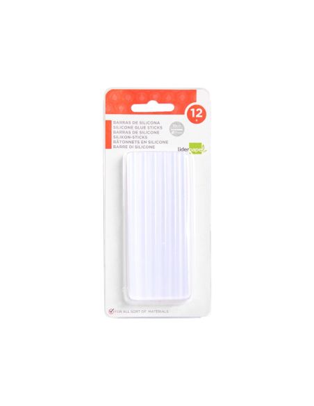 Barra Termofusible Liderpapel De 7 Mm De Diametro X 100 Mm De Alto Blister De 12 Unidades|Libreriasalesiana