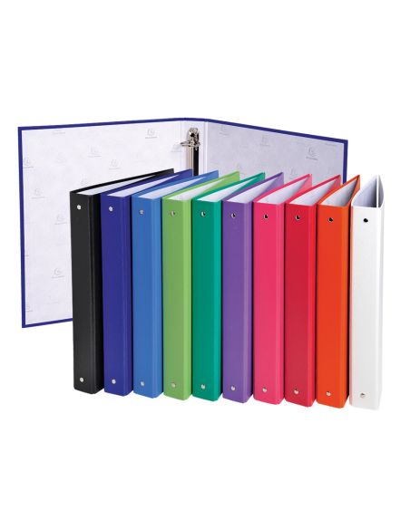 Carpeta De 4 Anillas 30Mm Redondas Exacompta A4 Carton Forrado Colores Surtidos