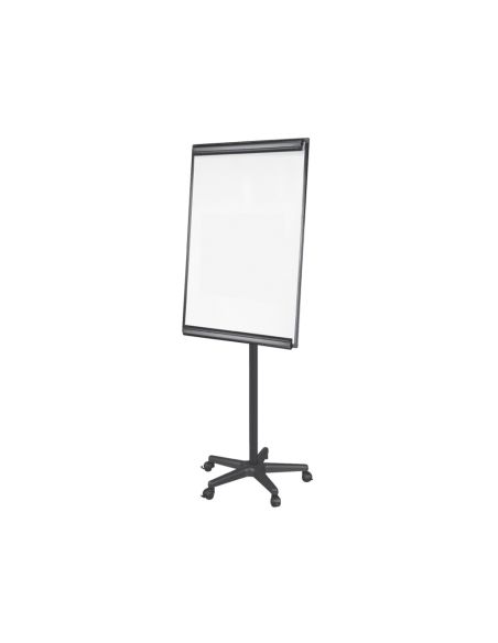 Pizarra Movil Q-Connect Con Ruedas Para Conferencias Tablero Lacado Blanco Apta Para Escritura Directa Y Bloc