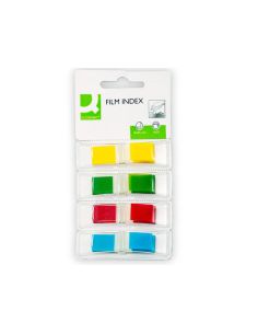 Banderitas Separadoras Q-Connect Dispensador 4 Colores 35 Hojas Por Color 2